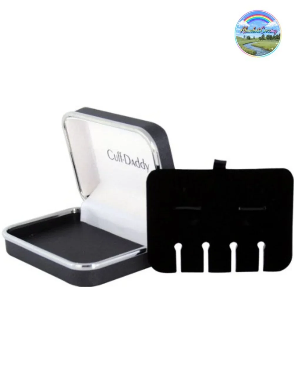 Tuxedo Cufflinks & Studs Set, Genuine Black Onyx & Silver Tone, Formal Wedding